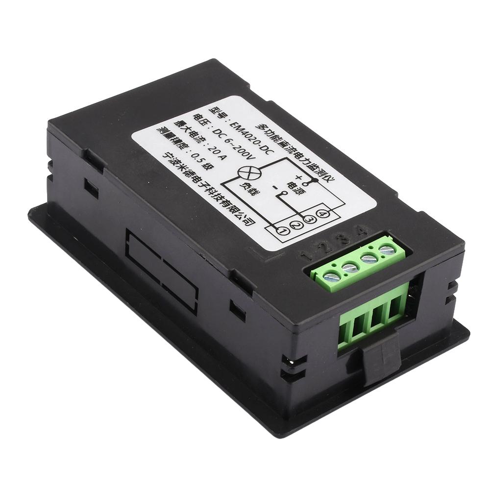 DC 6-200V 20A 50A 100A LED Digital Voltmeter Ammeter Wattmeter Voltage Current Power Supply Energy Meter Detector Tester Monitor