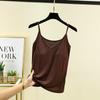 Women's Summer V-Neck Padded Camisole - Slimming Sleeveless Base Layer Top
