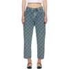 Gucci GG-jacquard Mid-rise Straight-leg Jeans 623953-XDCXD-4632