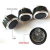 3pcs/Set Car Air Conditioning Knobs Aluminum Alloy Compatible for Mazda AC Knob Switch Button/Mazda 3 Axela 2014-2017