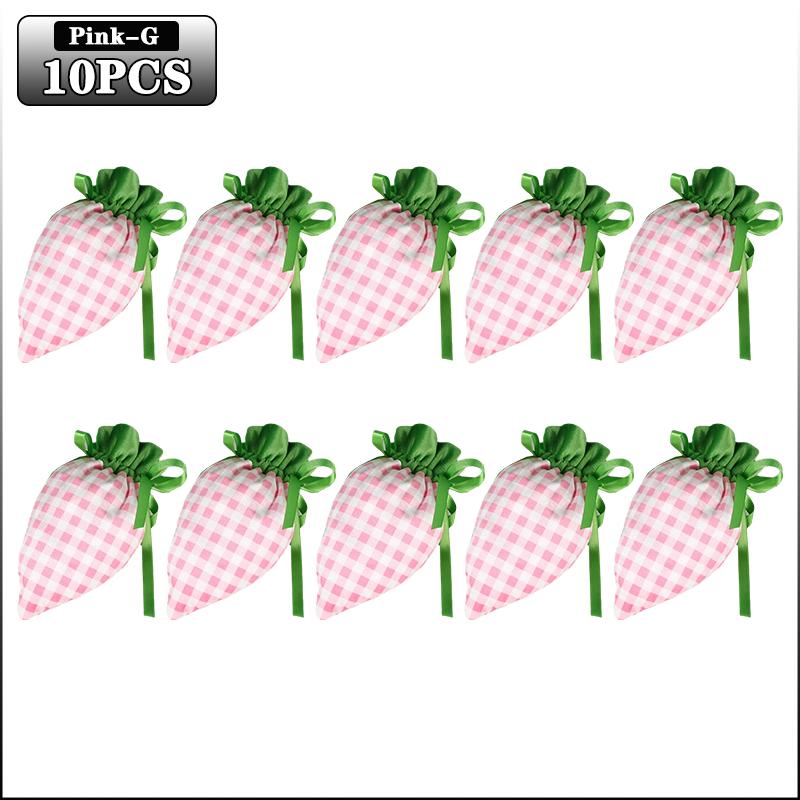 Easter Carrot Gift Bags Polyester Candy Packaging for Holiday Gifts Storage Decoration Easter Candy Bags Easter Decorations