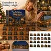 Calendario dell'Avvento - Conto alla rovescia per le feste - Giorno con Ornamento Sospeso in Acrilico 2D