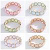 Square Glass Bracelets Beaded Bracelets Boho Crystal Beads Bracelet  Gift