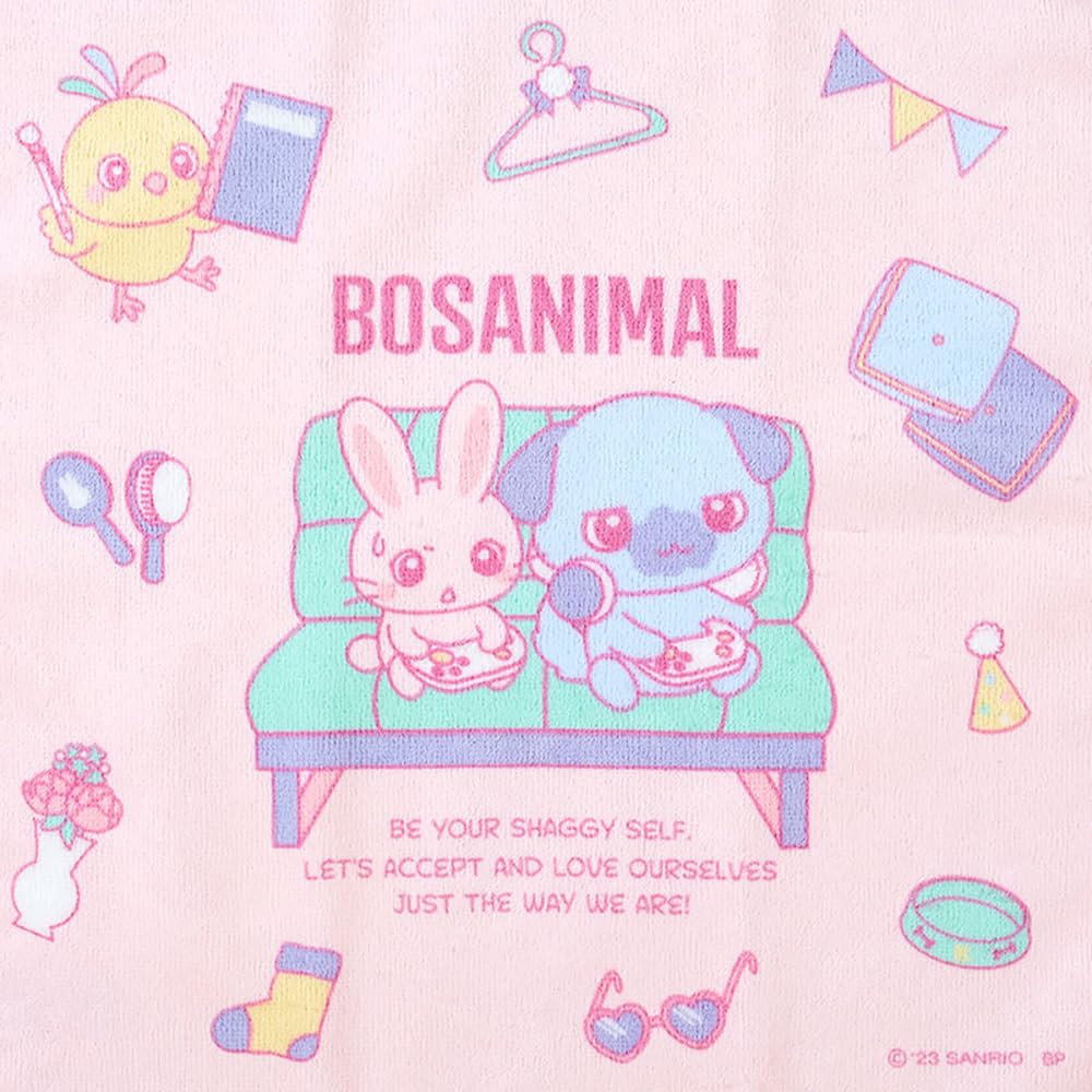 Sanrio Sanrio Hand Towel 34 x x 36cm Bosamaru Zurazura Design Series Character 951480 SANRIO (SANRIO) 0.5