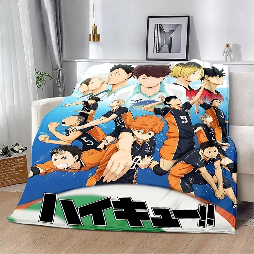 Japan Anime Haikyuu Printed Blanket Picnic Blankets Warm Blanket Soft and Comfortable Blanket Home Travel Birthday Gift