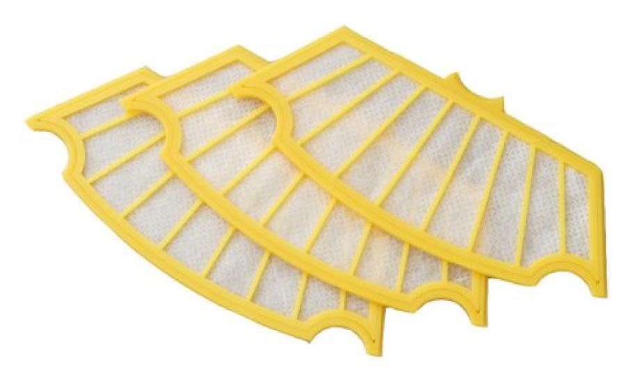 

iRobot Robot Vacuum Cleaner Replacement Filter 500 Series Exclusive Set of 3 18152 жовтий