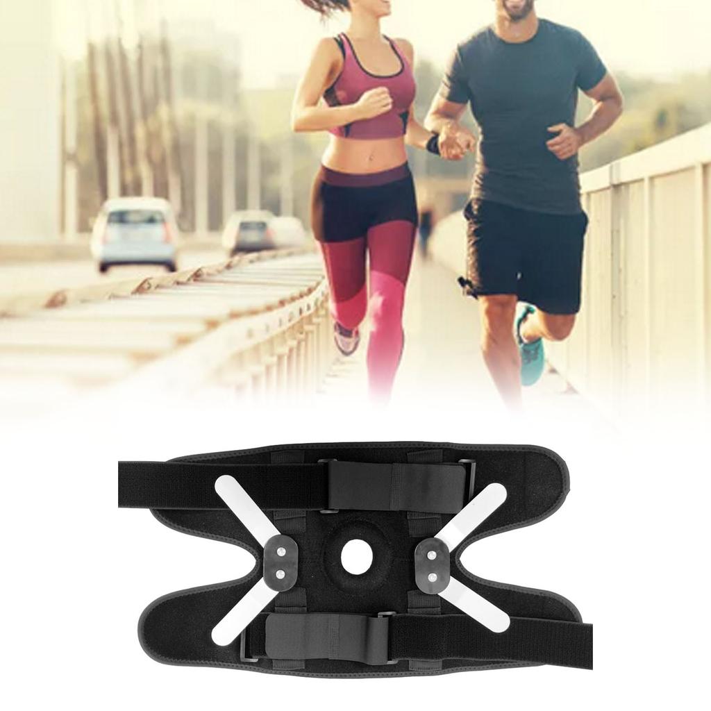 Sport Knee Brace Compression Sleeve 360 Degree Wrap Adjustable Shock Absorption Patellar Support