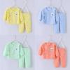 Baby Cotton Sleeveless Romper Set With Animal Pattern For Newborns