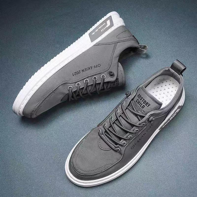 Canvas Shoes Men Sneakers Casual Breathable Walking Flats Lace -Up Skateboard Trainers Fashion Lightweight Man Vulacnized Shoes