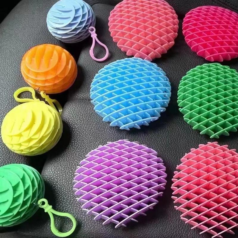 Toys Kids Toys Worm Fidget DIY Telescopic Deformation Elastic Mesh Stress Relief Funny Stress Ball for Children Adult Gift Presents