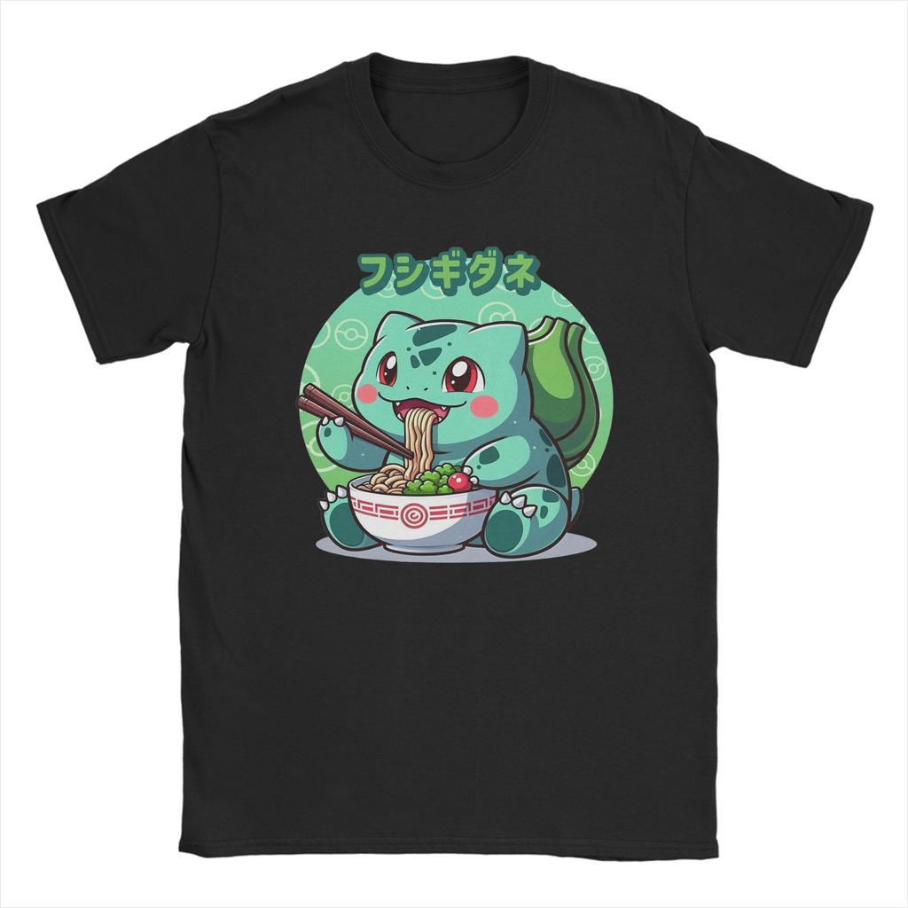 Pokemon T Shirt Men's  100% Cotton Casual T-Shirts Crew Neck  Tee Shirt Short Sleeve Clothing Summer