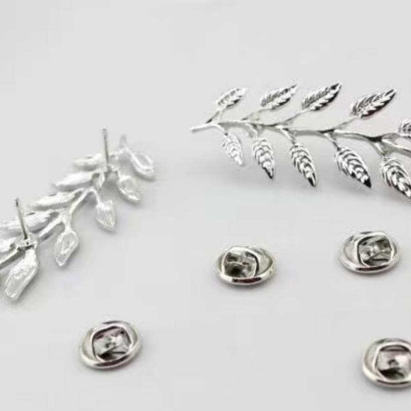 New Vintage Leaf Shirt Collar Pin Collar Brooch for Women's Brooch Metal Brooch Clothes Sweater Decorative Pin Fashion Jewelry
