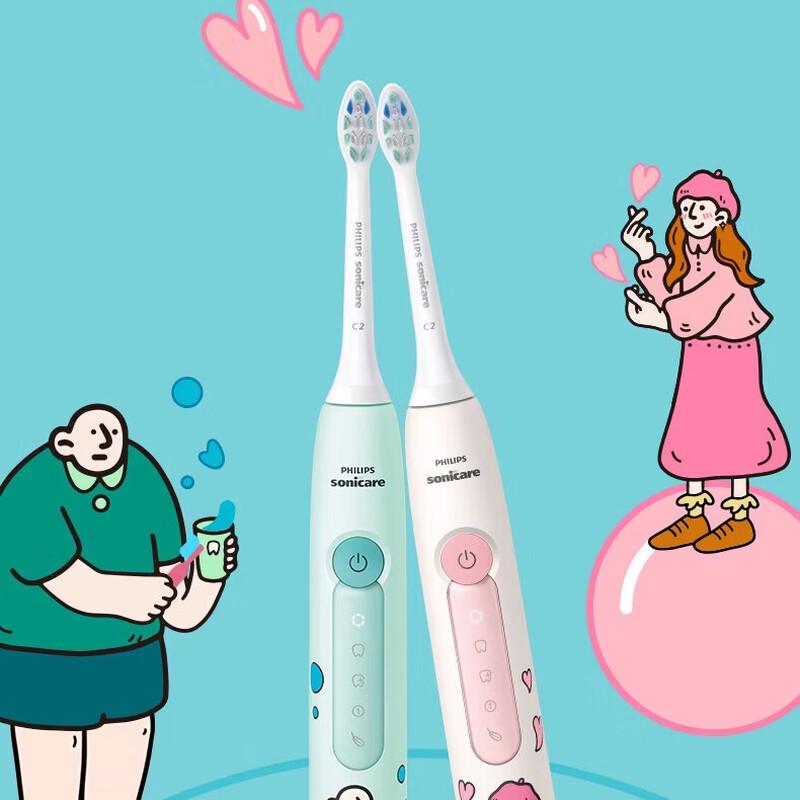 

Philips DiamondClean 3 Series Sonic Electric Toothbrush - George Sand Lily Limited Edition Double Pack CN plug (adapter included)