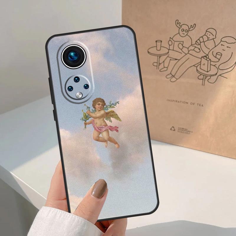Cute Angels Aesthetic Aesthetics For Honor Magic 8 Pro 5 6 7 Lite Case For Honor Win RT 200 400 50 70 90 X8b X9a X9b X9c X9d