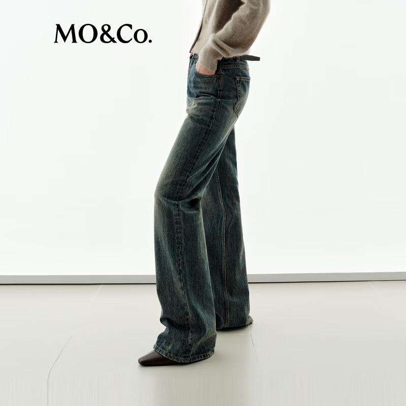 MO&Co. Women's High-Waist Regular Fit Denim Jeans