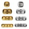 Seasoning Dish Dipping Bowl Stainless Steels Seasoning Dish Condiment Tray Square Barbecue Snacks Plate Kitchen Tableware