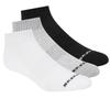 Skechers 3pk Unisex Terry Qtr Crew, Unisex white Socks