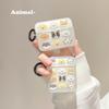 Cute cartoon couple Apple AirPods 1 /1 generation Pro earphone case for new 1st generation earphone case square
