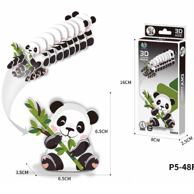 Animal 3d Dinosaur Model Craft Kit Diy Paper Jigsaw Puzzle Kid Toy Educational