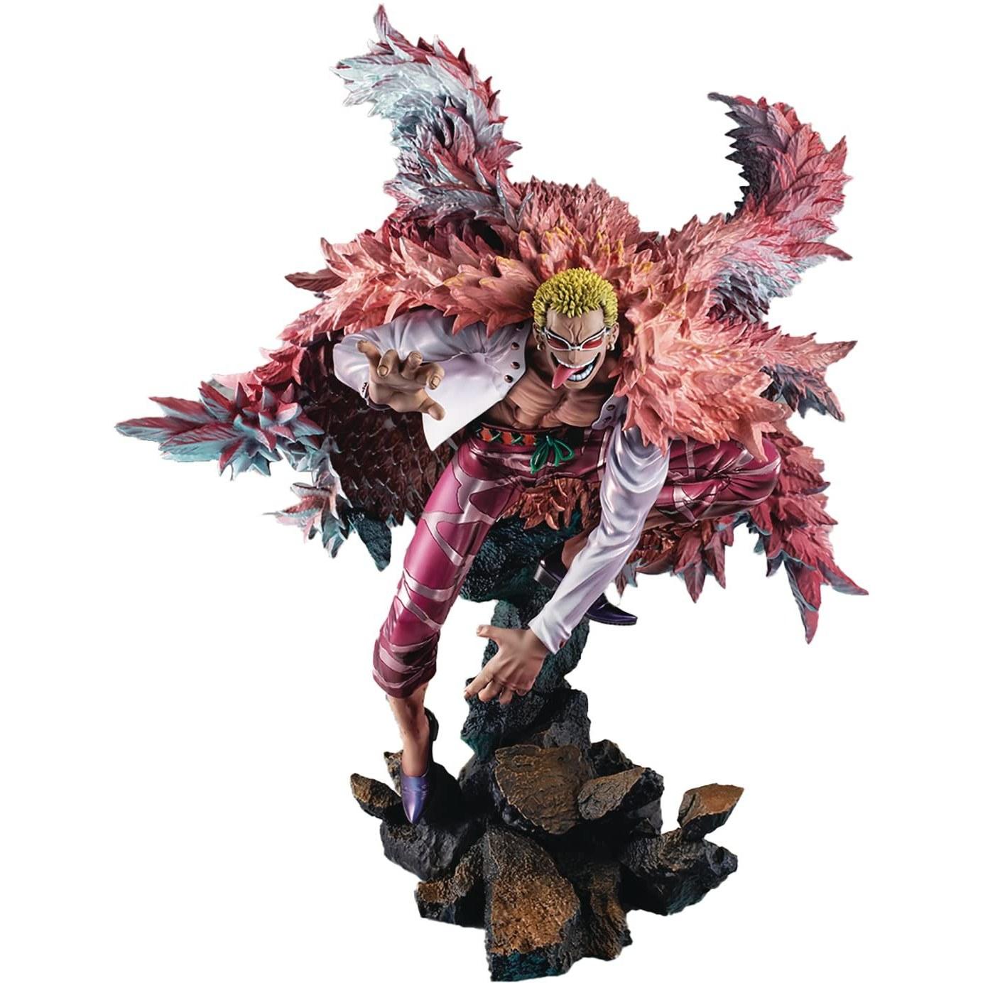 Megahouse - One Piece WA-Maximum Ten no Oni Donquixote Doflamingo (Limited) Pirate Portrait Collector Figure