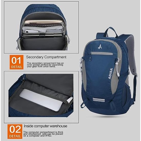 ADISA PREMIUM Laptop Backpack Bag with 15.6 Inch for Men Women Boys Girls for College Office Travel (BP054)