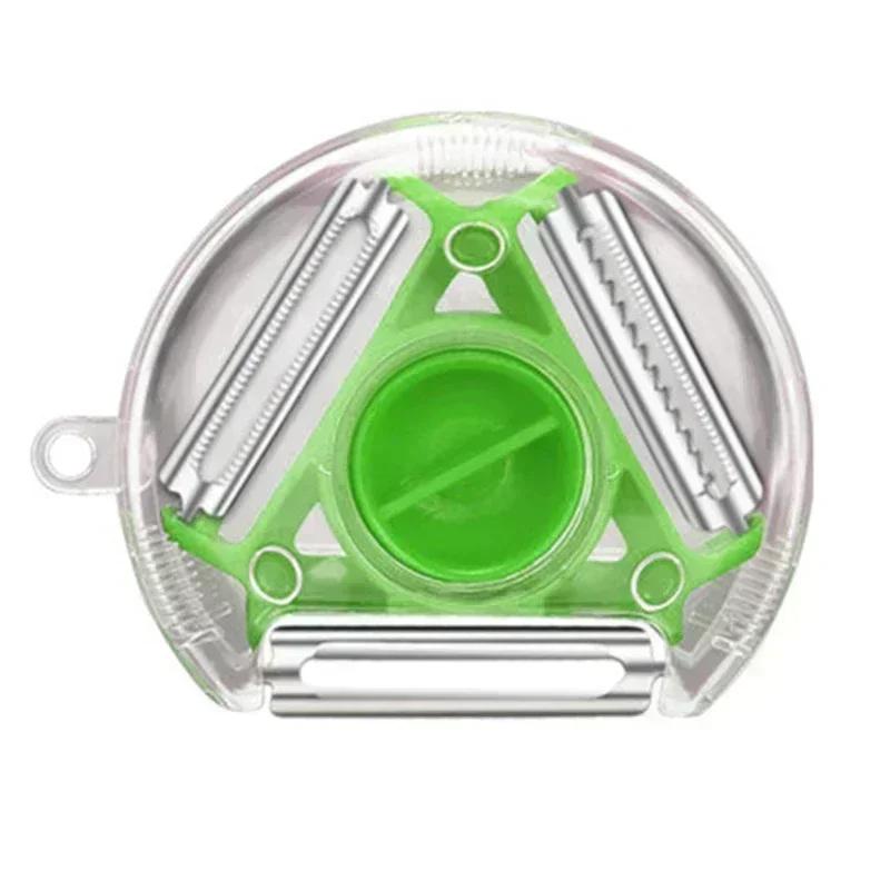 Hot 3 in 1 Peeler Set Slicer Shredder Peeler Julienne Cutter Multi Peel Blade Zesters Grater Kitchen Tool Accessory