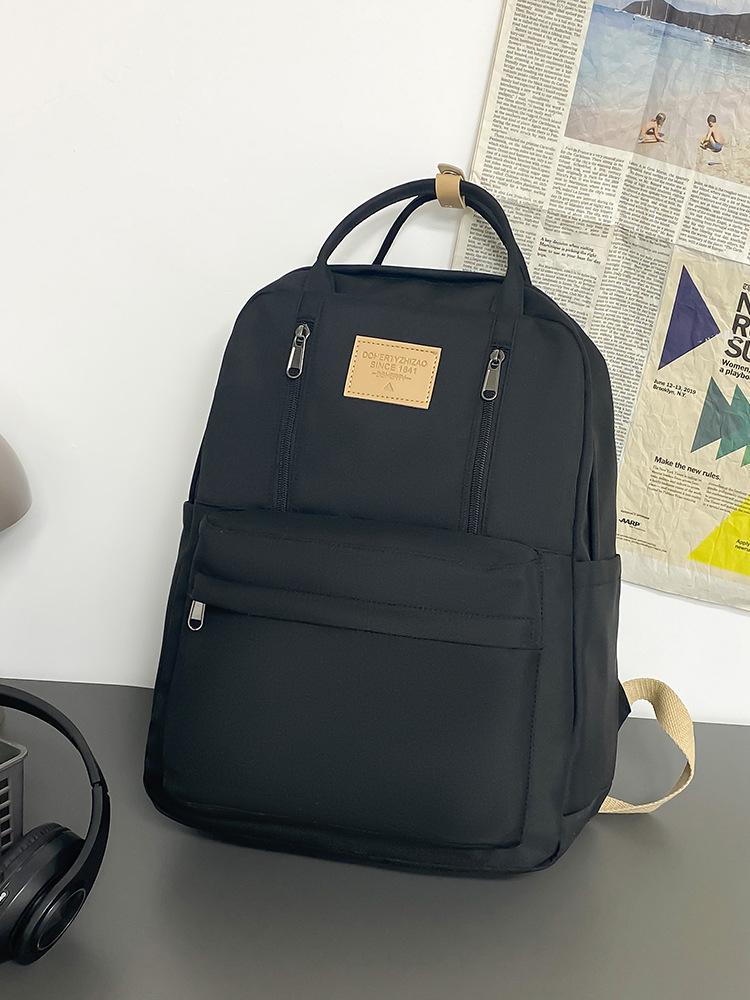 Schoolbag School Bag Female Junior High School Student High Capacity Backpack Travel College Student Simple Ins Versatile Boy Backpack