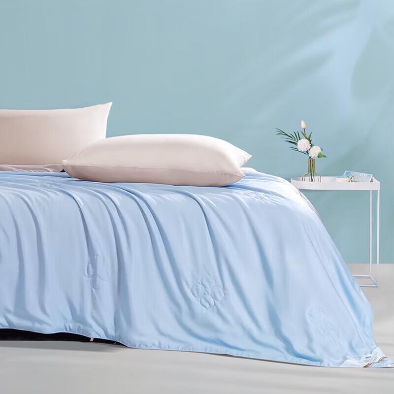 FUANNA 100% Silk Antibacterial Summer Quilt