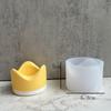 Silicone Mold for DIY Handmade Plaster Form Aroma Candle Cup Molds Mongolia Cup Gypsum Cement Storage Jewelry Box Mould Supplies