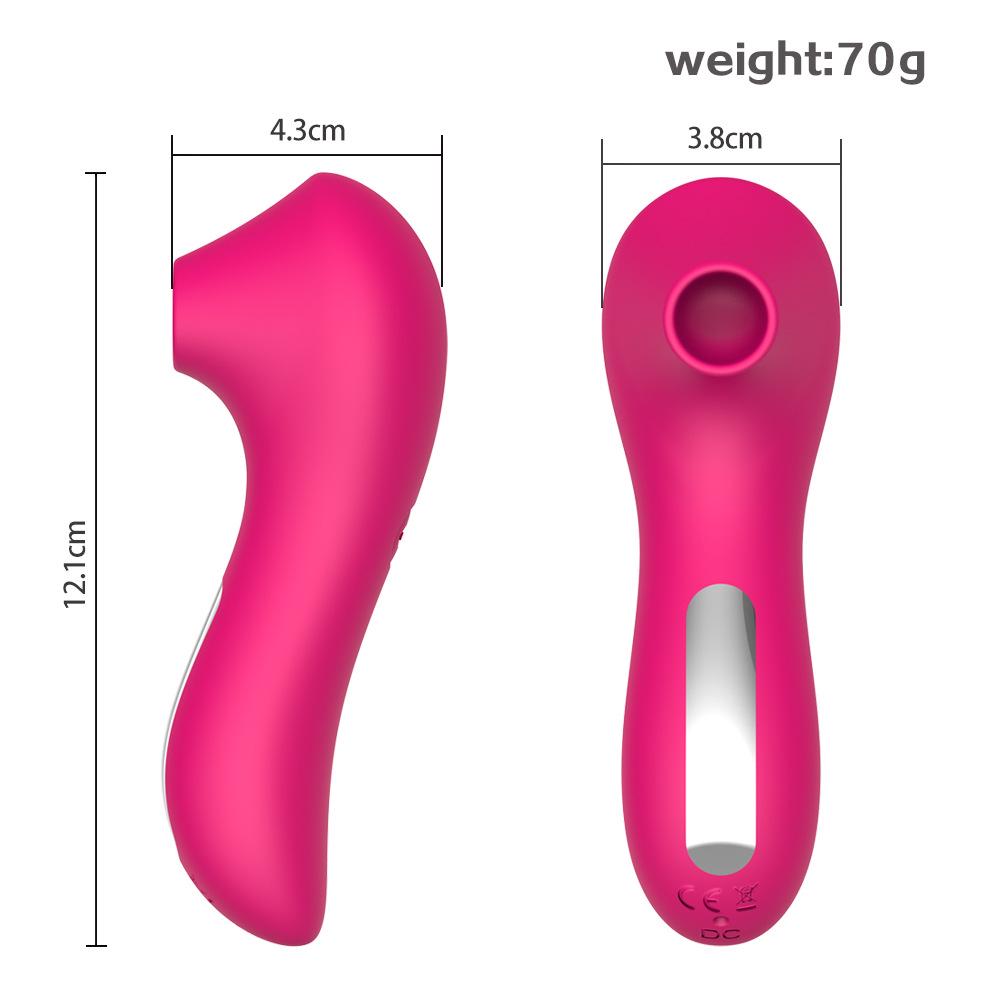 Liss Saugnapf: Wiederaufladbarer Silikon-Kitzler-Massager für Frauen