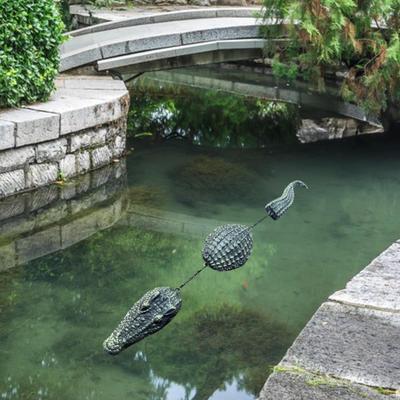 Плаваючий Басейн Муляж Крокодила Імітація Статуя Алігатора Скульптура, Підроблена Прикраса для