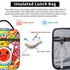 Taiko no Tatsujin Lunch Bag  Office Lunch Box For Child  Vintage Graphic Thermal Tote Handbags Waterproof Portable Cooler Bag