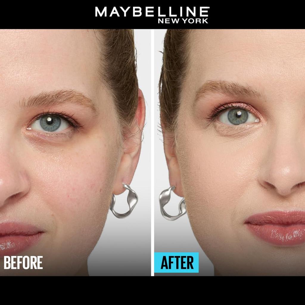 Maybelline Korektor New York Fit Me Makijaż w Płynie Pełne Krycie Matowe Wykończenie 10, 6,8ml Jasny Odcień Beztłuszczowy Długotrwały Naturalny Wygląd