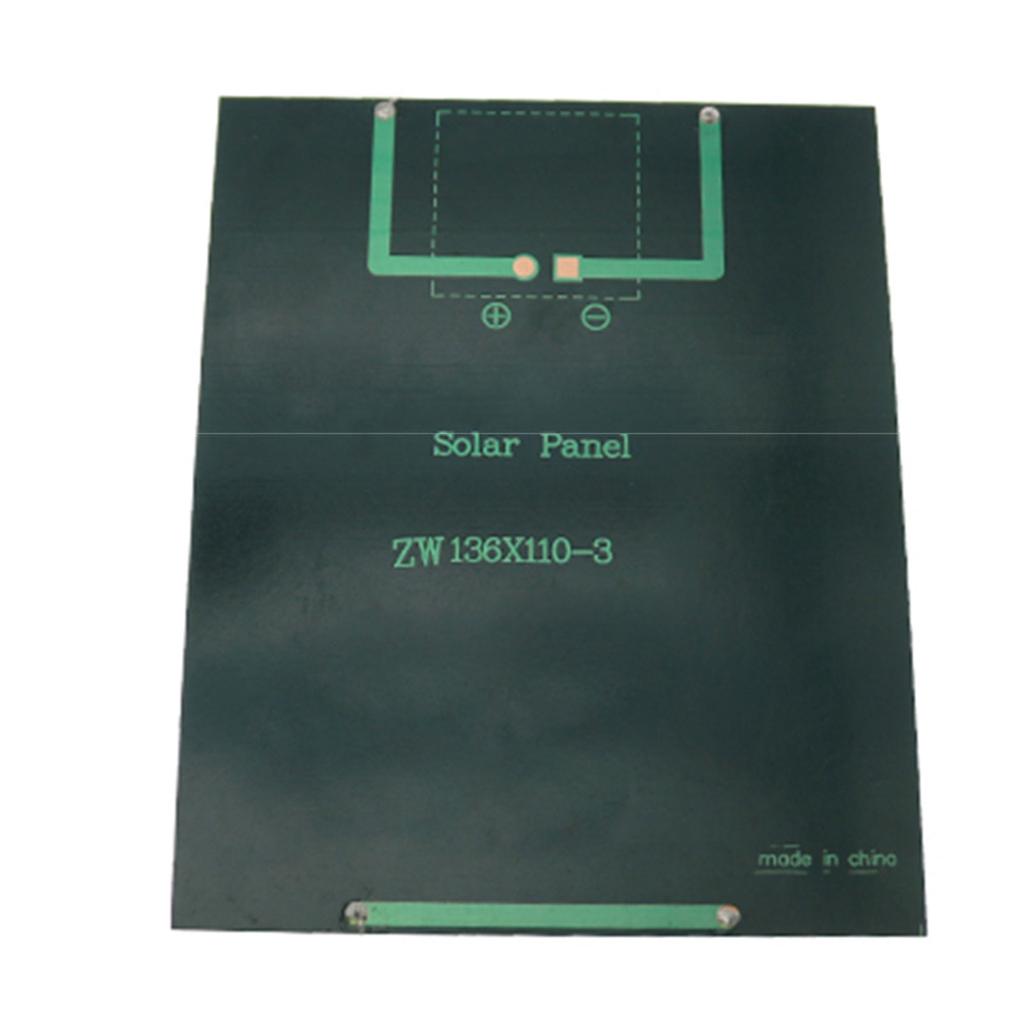 2W Solar Panel 6V High Conversion Rate Power Board Energy Efficient DIY Charger Kit Easy To Carry for Power Solution