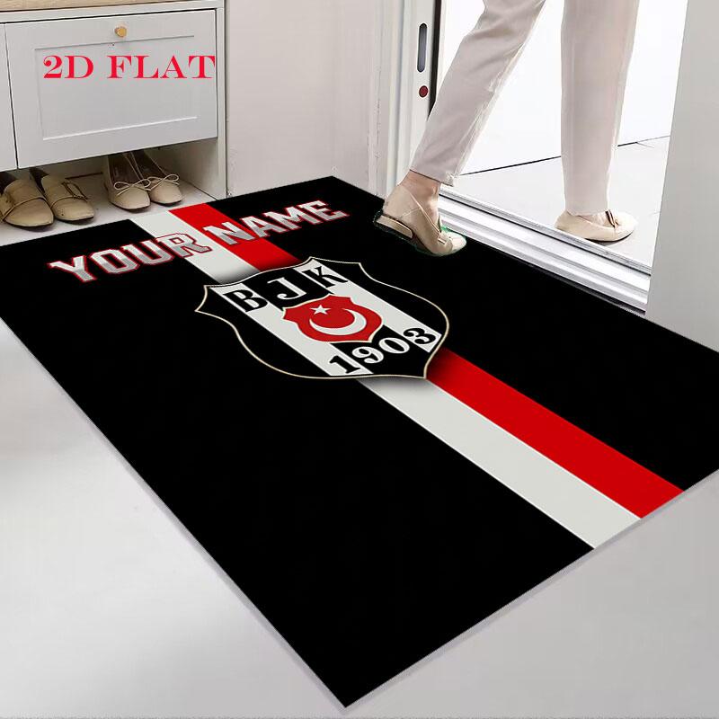 Custom Beşiktaş J.K Carpet Rug for Living Room Bedroom Home Sofa Decoration,Kids Play Nonslip Floor Mat
