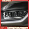 4 Stücke ABS Chrom Auto Fensterheber Schalter Panel Abdeckung Trim Aufkleber für Peugeot 2008 2014 2015 2016 2017 2018 