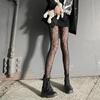 Sexy Black Spider Web Mesh Pantyhose Summer Women Hollow Out Fishnet Tights Gothic Lace Transparent Long Stocking Ladies