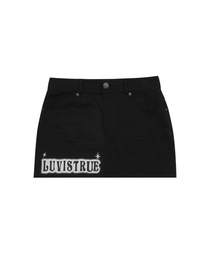 Love Is True Mz Low Lise Skirt(Black)