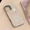 Etui w stylu Instagram z kokardką dla szczeniaka na IPhone 17, 16 Pro Max, IPhone 15, brokat z żywicy epoksydowej, 17mm Twardy Huawei
