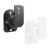 Universal Surround Small Satellite Ceiling Speaker Brackets 1Set Black Soundbar Wall mounting Brackets for Speakers