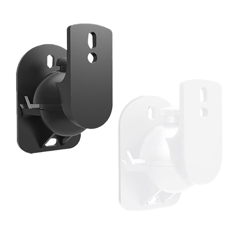 Universal Surround Small Satellite Ceiling Speaker Brackets 1Set Black Soundbar Wall mounting Brackets for Speakers