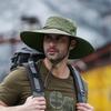 Herren Sonnenschutz Eimerhut Großer Schirm zum Angeln Outdoor Wandern Sommer Sonnenhut