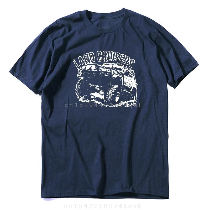 2024 Men  80 Series  Cotton Tee Round Neck Short Sleeve T Shirt New Arrival Tops Land Car Cruiser J80 Road T-Shirt