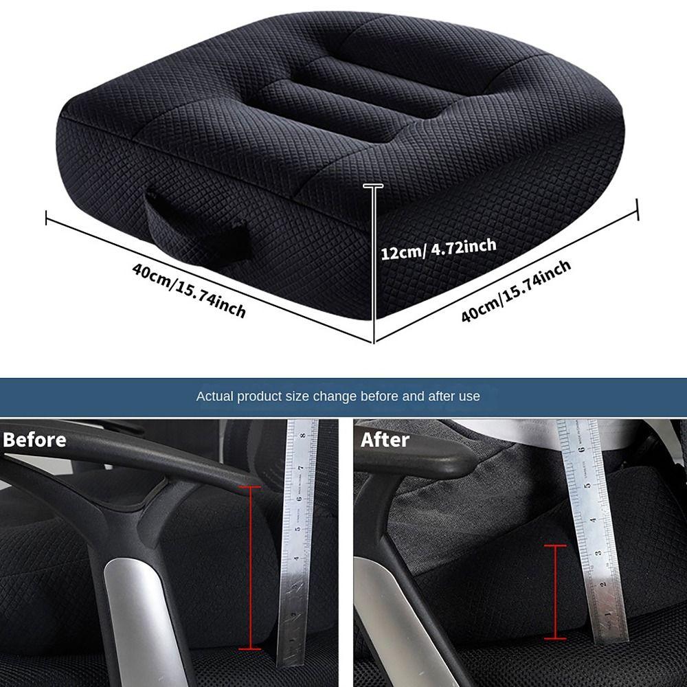 Universal Soft Car Seat Cushion Portable Heightening Pad For Auto Home Office Outdoor Travel Multi Scene Comfort Seat Cushion
