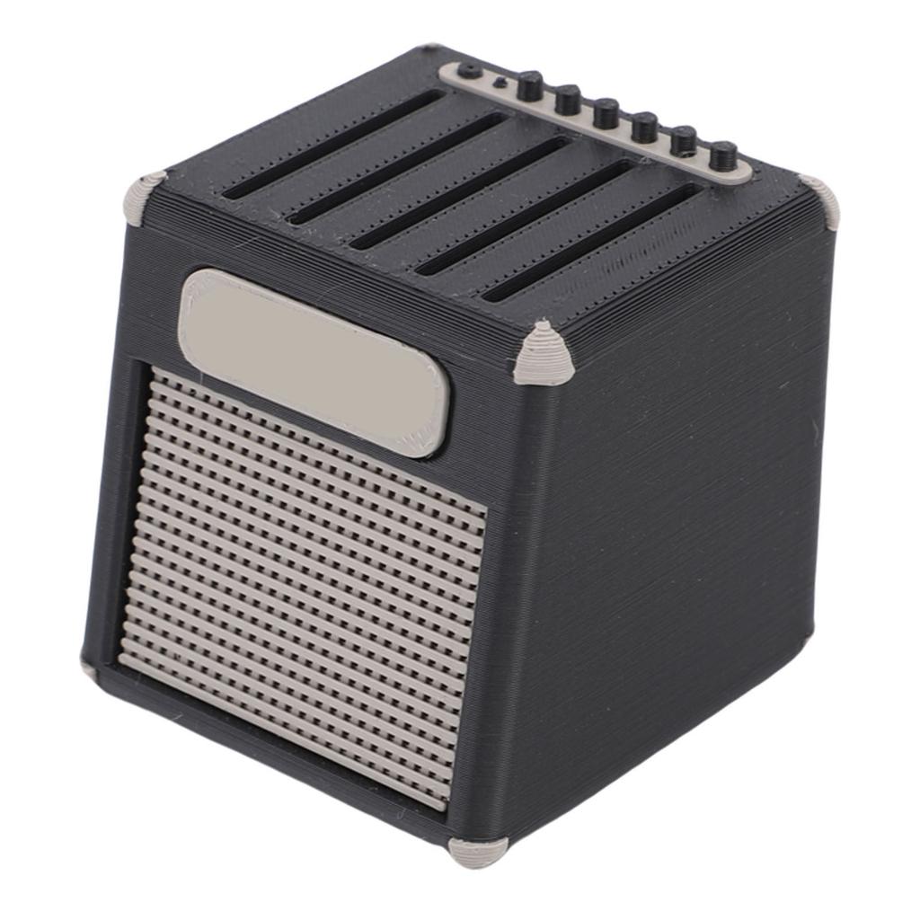 Gitarrenplektren Display Halter Box Stilvolle 5 Gitarrenplektren Organizer Hülle für Musikbegeisterte Musiker Schwarz D