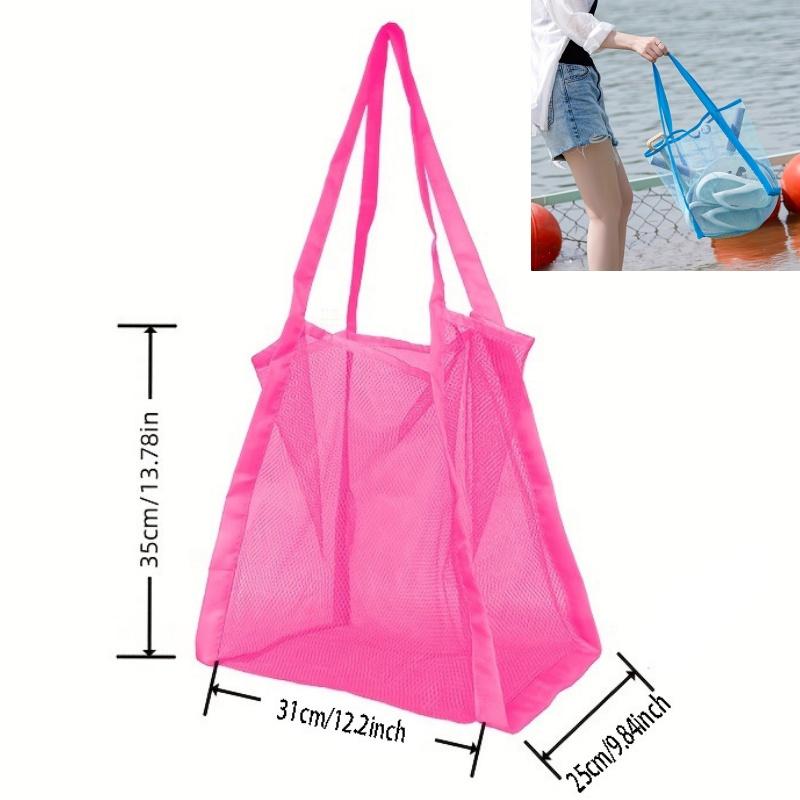 

Уличная пляжная сетчатая сумка для песка, складная, портативная, детские сумки для пляжной одежды, сумка-органайзер для хранения игрушек и мелочей, рюкзак