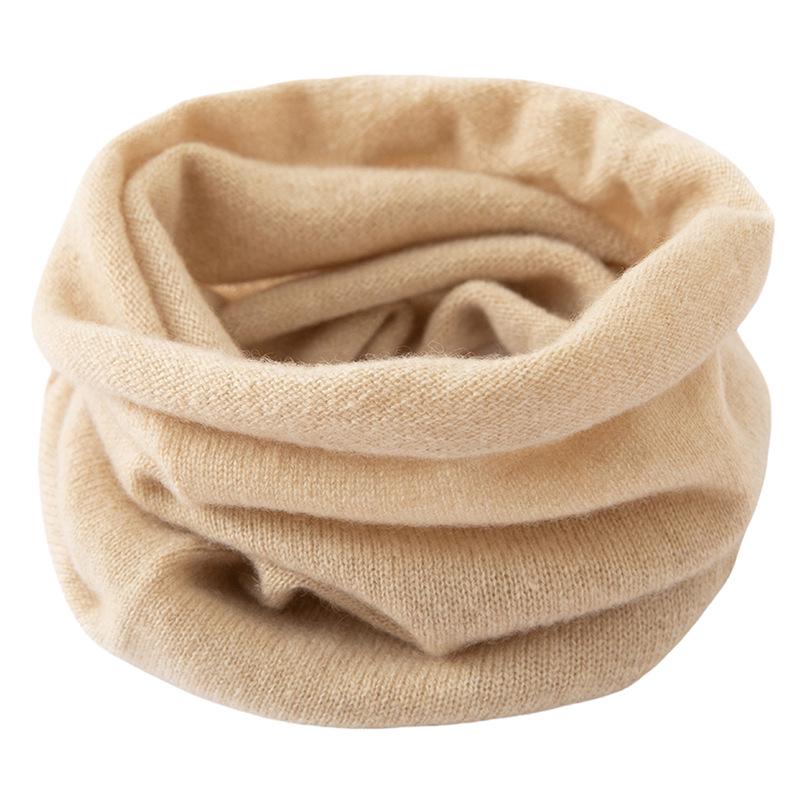 Children's 100% Pure Cashmere Neck Warmer - Boys & Girls Autumn/Winter Style, Flat Knit Gaiter for Warmth & Protection.