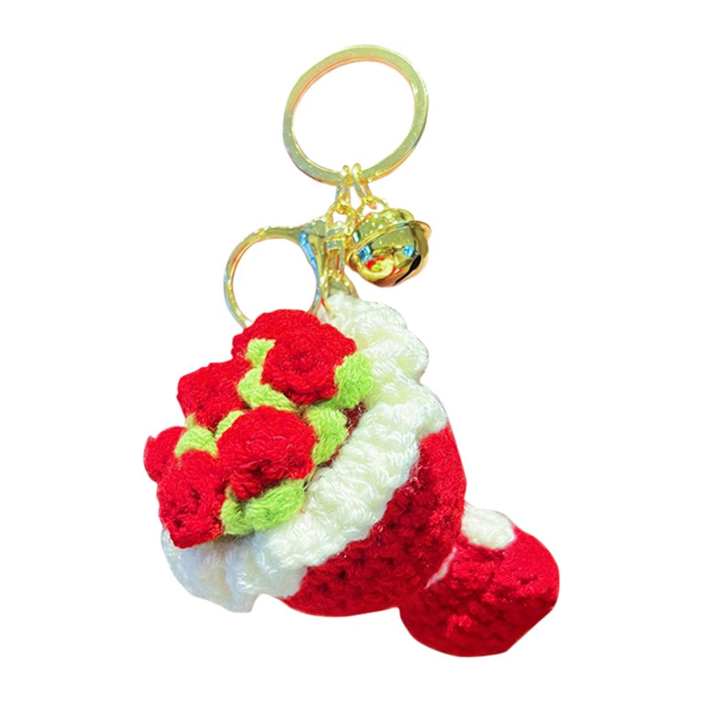 Plüsch Handgehaltener Blumen Schlüsselanhänger Anhänger ,ohne Etikett,