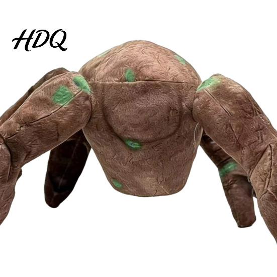 Plush Doll Stone Spider Toy 20cm Soft Stuffed Animal Realistic Creepy Decor Cuddle Buddy Unique Home Gift for Fans Sci-Fi Lovers Pillow