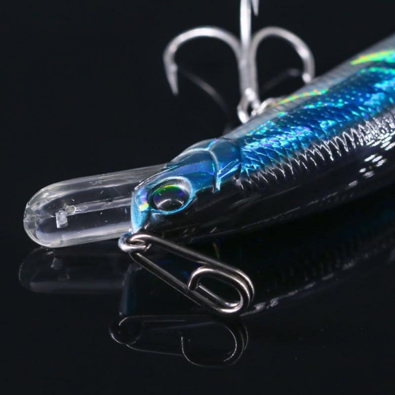 100Pcs High Strength Fishing Oval Split Rings Stainless Steel Split Rings Fishing Lures Connector Lures Rings Enduring